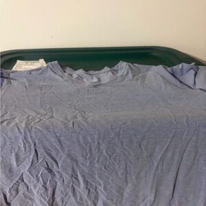 lululemon athletica Blue Short Sleeve Tee